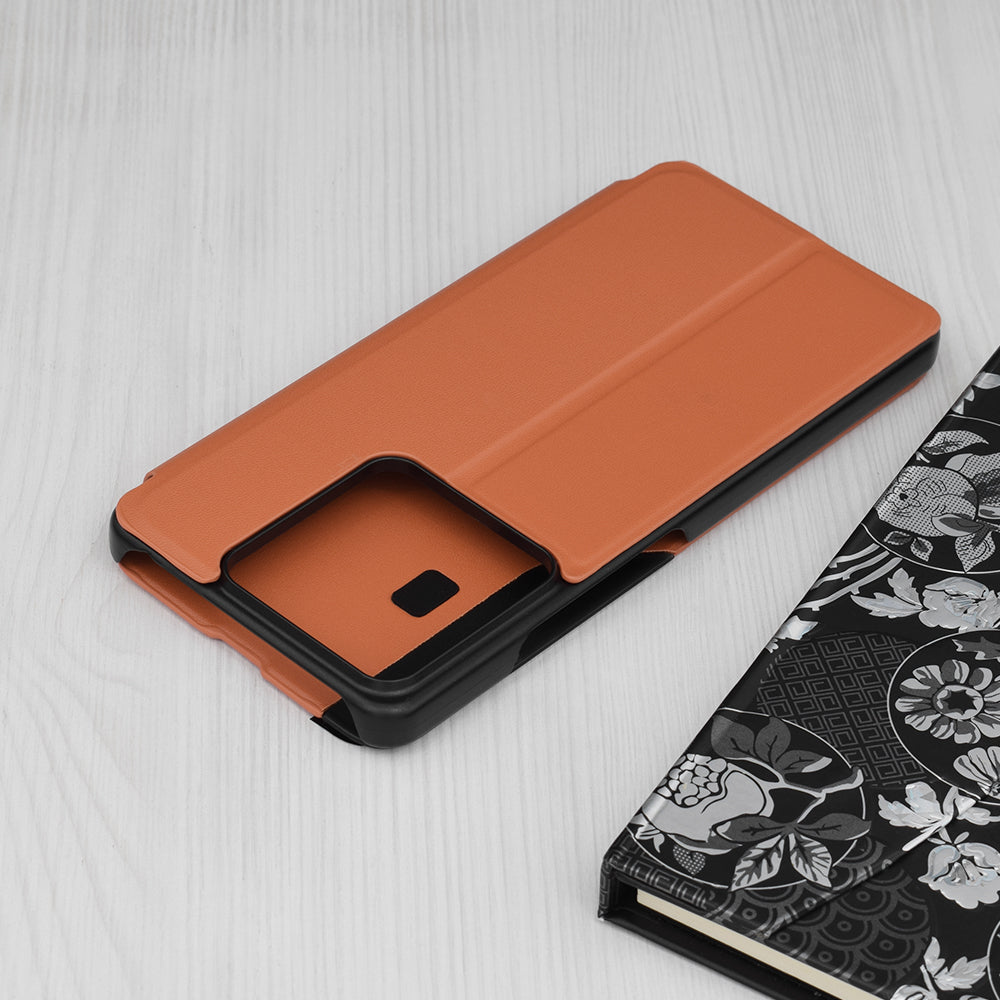 Husa pentru Xiaomi Redmi Note 13 5G, Techsuit, eFold, Portocalie