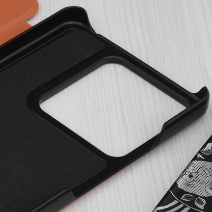 Husa pentru Xiaomi Redmi Note 13 5G, Techsuit, eFold, Portocalie