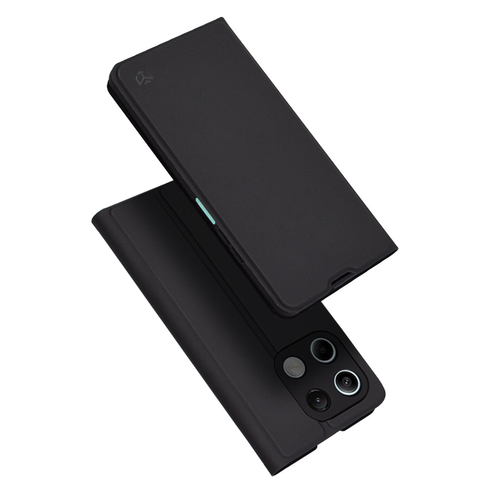 Husa pentru Xiaomi Redmi Note 13 5G, Techsuit, Magskin Book, Neagra
