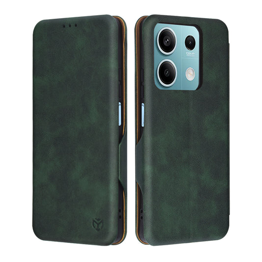 Husa pentru Xiaomi Redmi Note 13 5G, Techsuit, Safe Wallet Plus, Verde