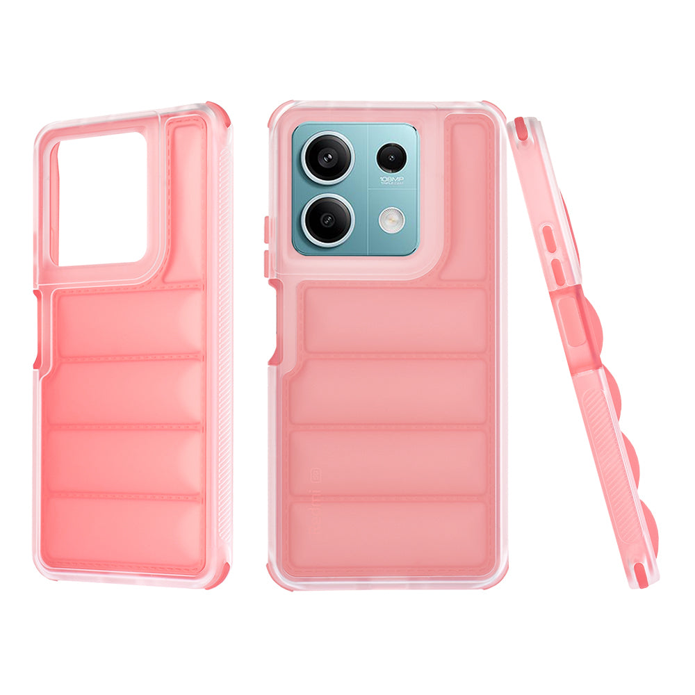 Husa pentru Xiaomi Redmi Note 13 5G, Techsuit, Wave Shield, Rosie