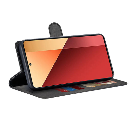 Husa pentru Xiaomi Redmi Note 13 Pro 4G / Poco M6 Pro 4G, Techsuit, Diary Book, Neagra