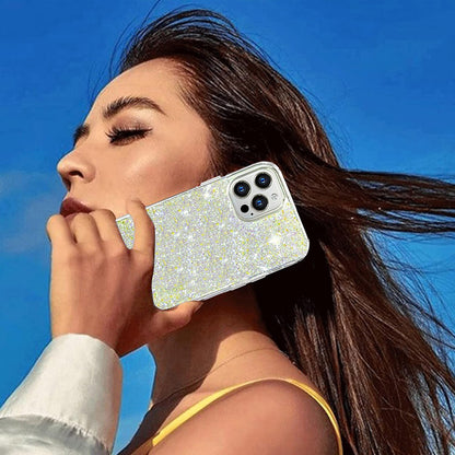 Husa pentru Xiaomi Redmi Note 13 Pro 4G / Poco M6 Pro 4G, Techsuit, Sparkly Glitter, Mov