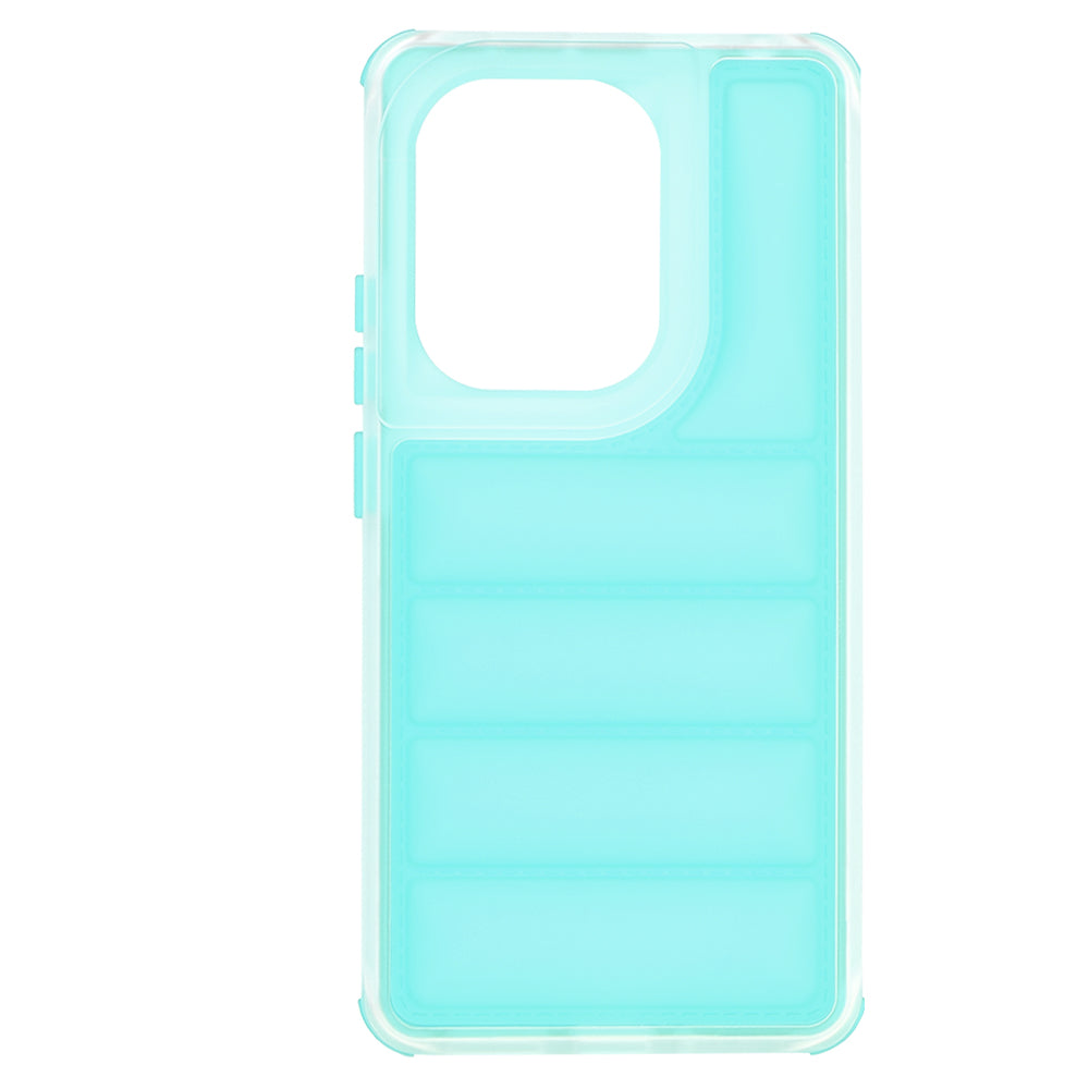 Husa pentru Xiaomi Redmi Note 13 Pro 4G / Poco M6 Pro 4G, Techsuit, Wave Shield, Turcoaz