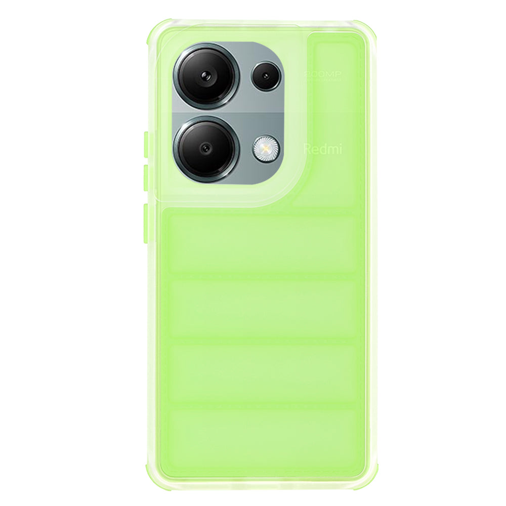Husa pentru Xiaomi Redmi Note 13 Pro 4G / Poco M6 Pro 4G, Techsuit, Wave Shield, Verde