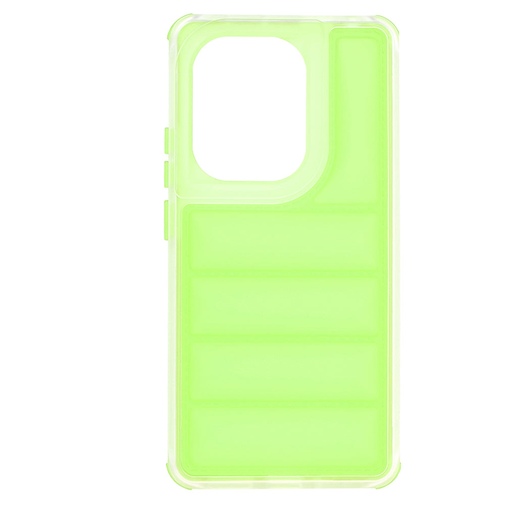 Husa pentru Xiaomi Redmi Note 13 Pro 4G / Poco M6 Pro 4G, Techsuit, Wave Shield, Verde