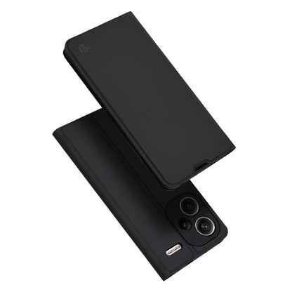Husa pentru Xiaomi Redmi Note 13 Pro+, Techsuit, Magskin Book, Neagra