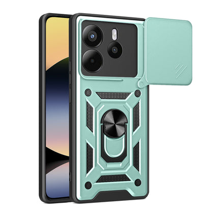 Husa pentru Xiaomi Redmi Note 14 4G (Regional), Techsuit, CamShield, Verde