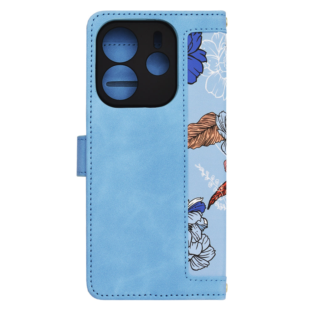 Husa pentru Xiaomi Redmi Note 14 4G (Regional), Techsuit, FlipCraft, Bleu