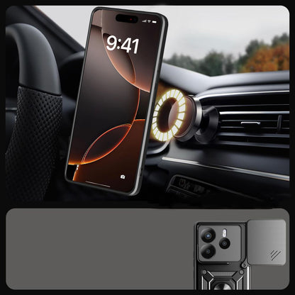 Husa pentru Xiaomi Redmi Note 14 4G (Standard), Techsuit, CamShield, Roz