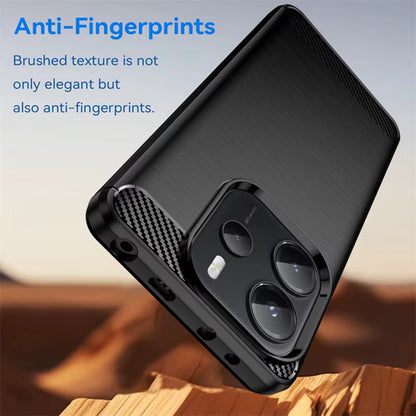 Husa pentru Xiaomi Redmi Note 14 4G (Standard), Techsuit, Carbon, Neagra