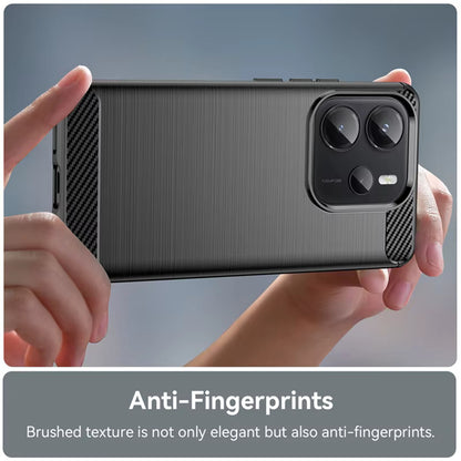 Husa pentru Xiaomi Redmi Note 14 4G (Standard), Techsuit, Carbon, Neagra