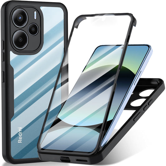Husa pentru Xiaomi Redmi Note 14 4G (Standard), Techsuit, ColorVerse 360, Neagra