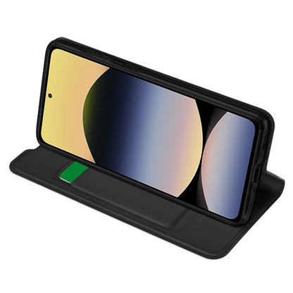 Husa pentru Xiaomi Redmi Note 14 4G (Standard), Techsuit, Magskin Book, Neagra