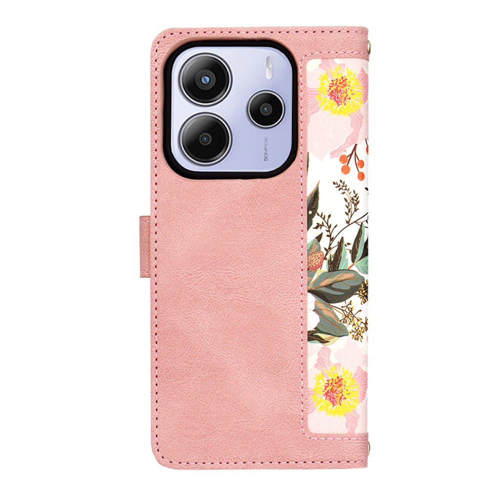 Husa pentru Xiaomi Redmi Note 14 5G, Techsuit, FlipCraft, Roz