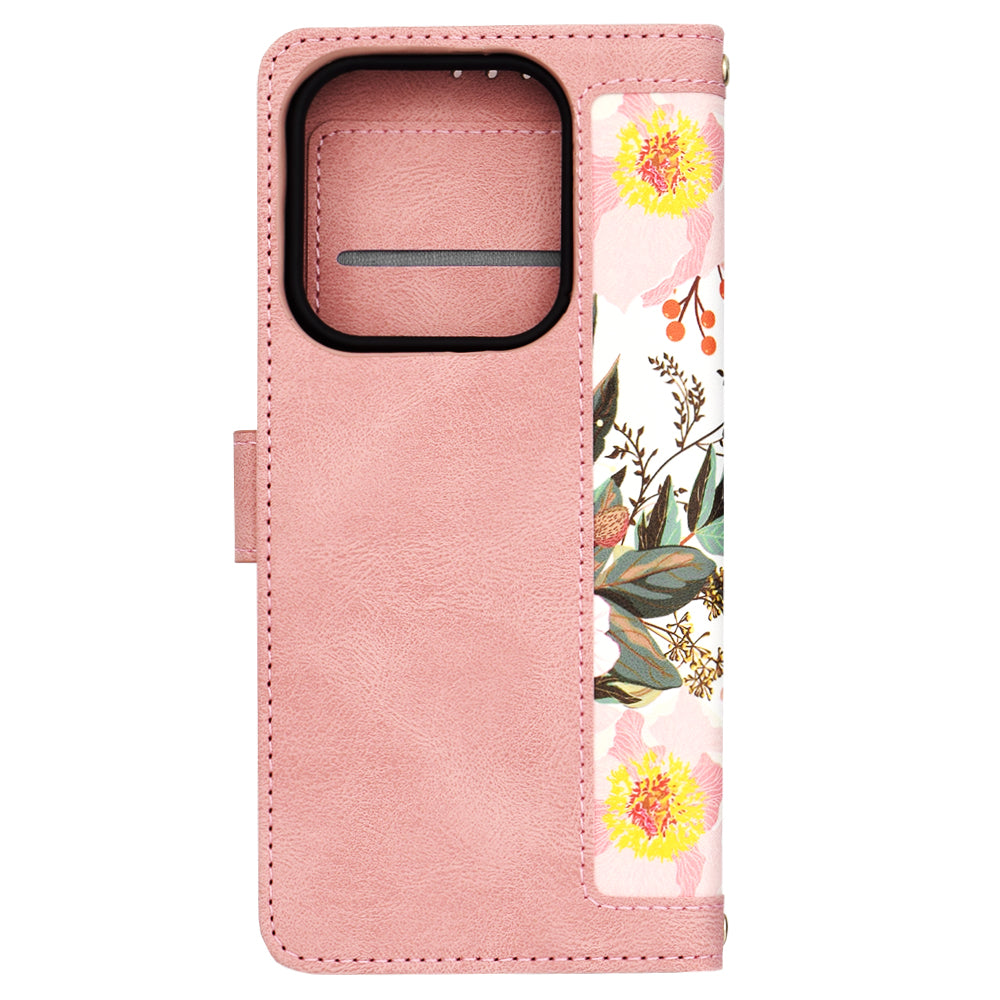 Husa pentru Xiaomi Redmi Note 14 5G, Techsuit, FlipCraft, Roz