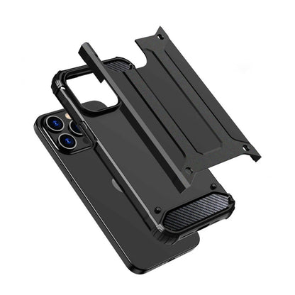 Husa pentru Xiaomi Redmi Note 14 5G, Techsuit, Hybrid Armor, Neagra