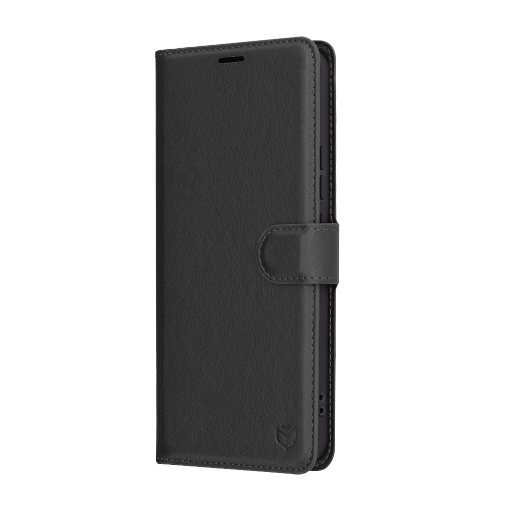Husa pentru Xiaomi Redmi Note 14 5G, Techsuit, Leather Folio, Neagra