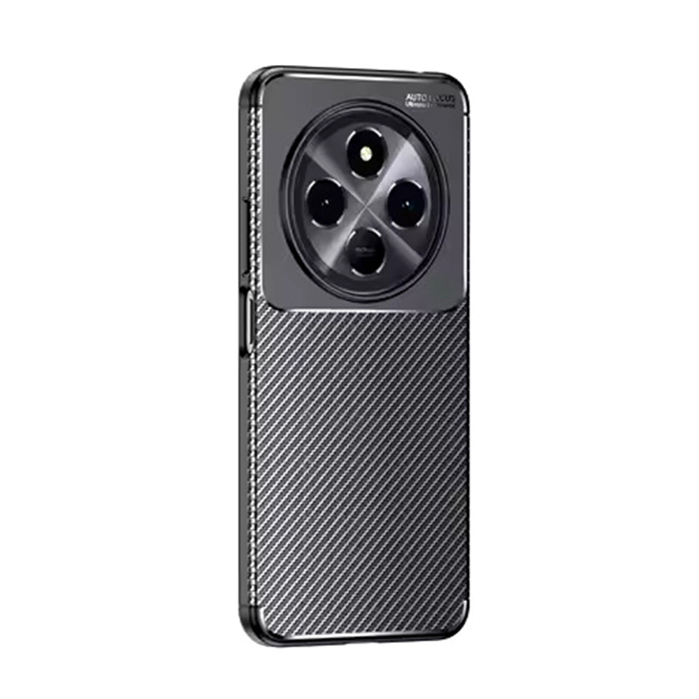 Husa pentru Xiaomi Redmi Note 14 Pro 4G, Techsuit, CarbonFiber, Neagra