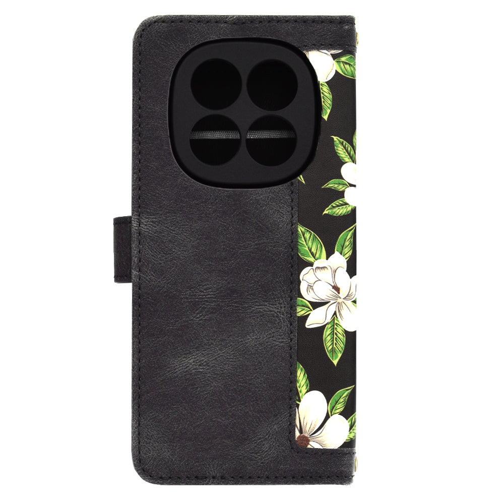 Husa pentru Xiaomi Redmi Note 14 Pro 4G, Techsuit, FlipCraft, Neagra