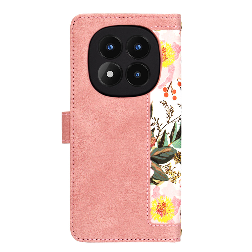 Husa pentru Xiaomi Redmi Note 14 Pro 4G, Techsuit, FlipCraft, Roz