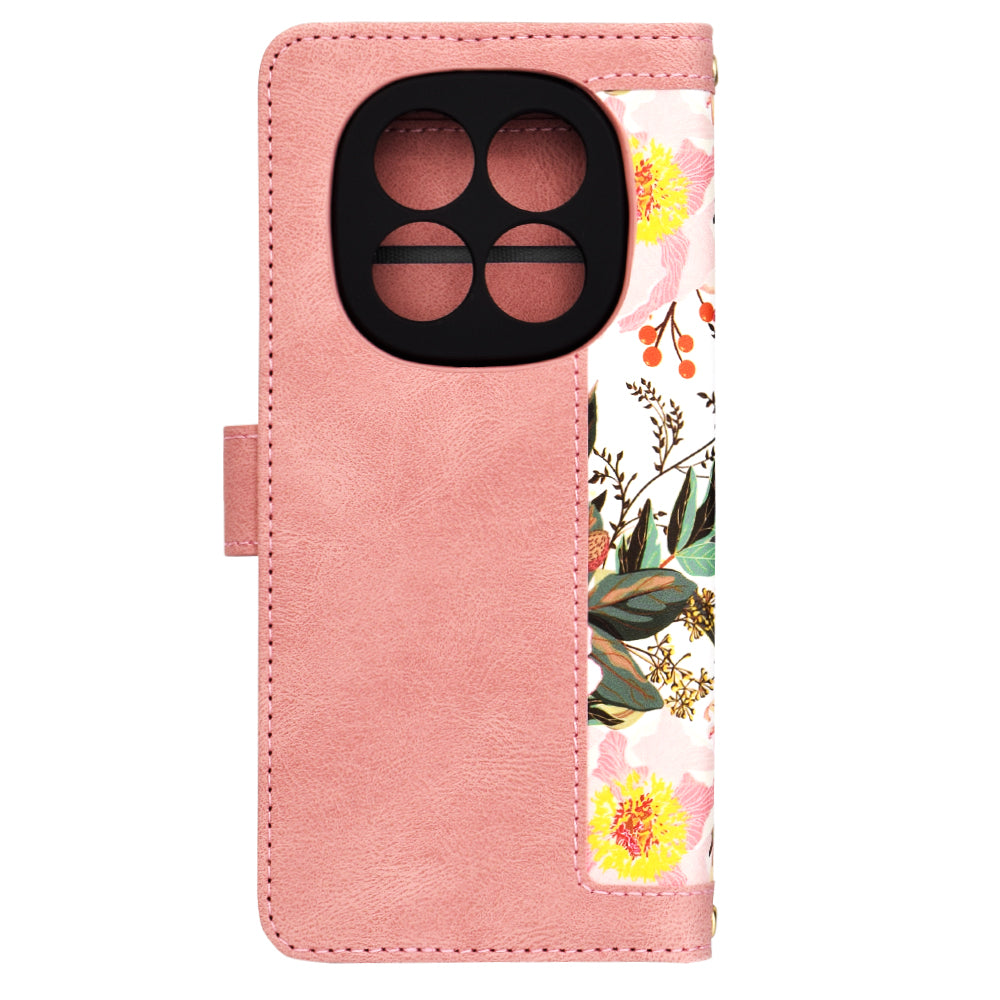 Husa pentru Xiaomi Redmi Note 14 Pro 4G, Techsuit, FlipCraft, Roz