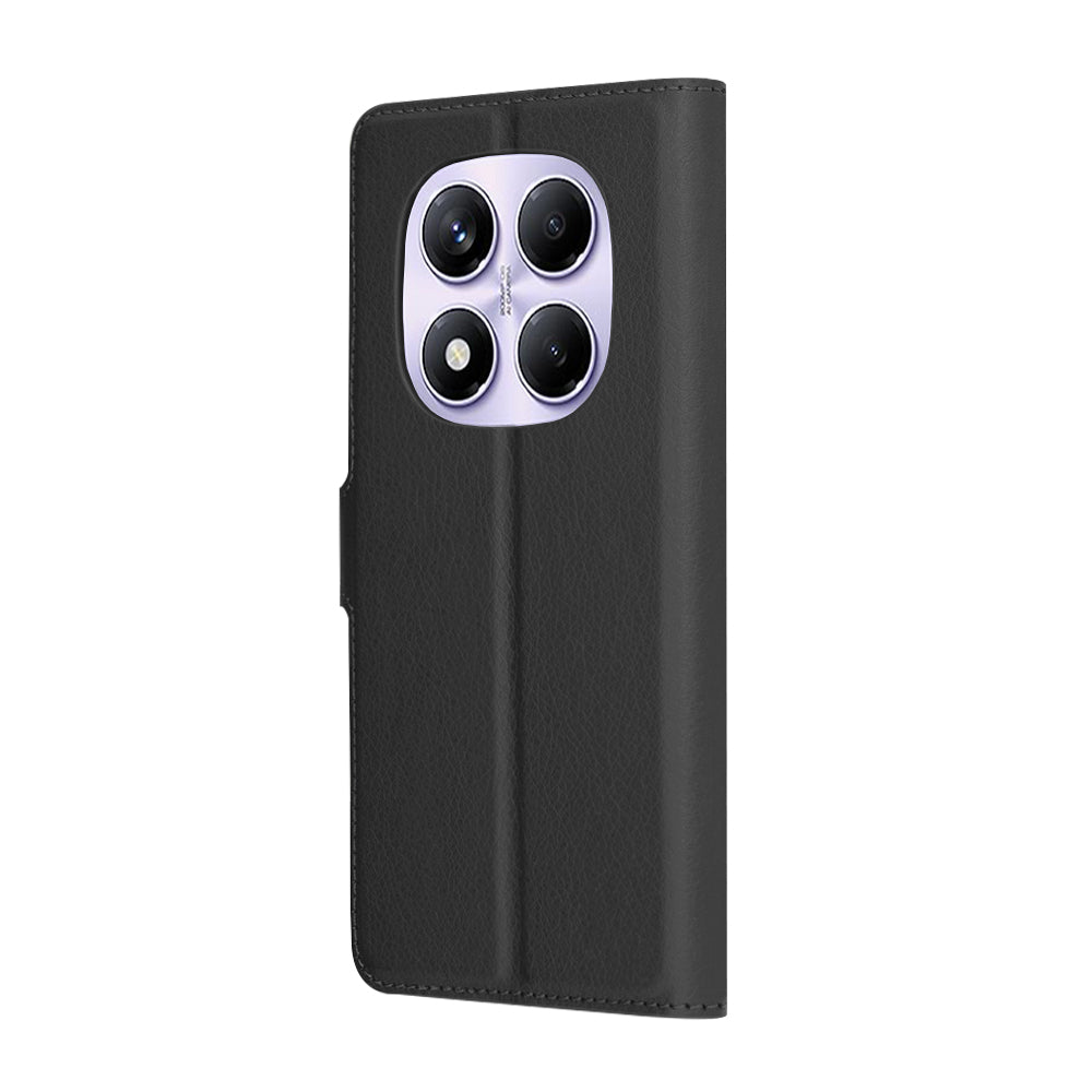 Husa pentru Xiaomi Redmi Note 14 Pro 4G, Techsuit, Leather Folio, Neagra