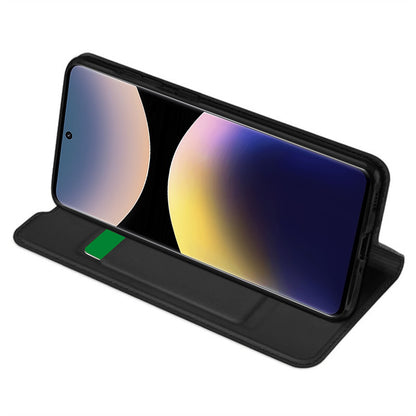 Husa pentru Xiaomi Redmi Note 14 Pro 4G, Techsuit, Magskin Book, Neagra