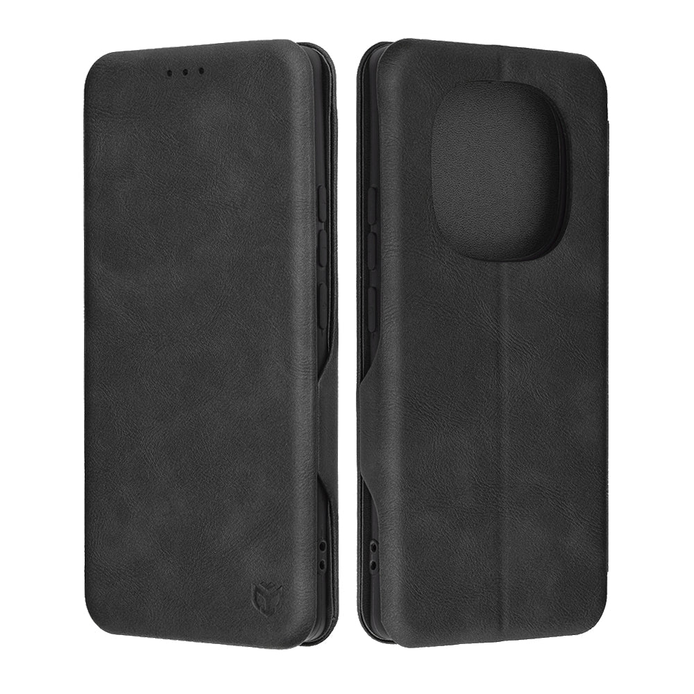 Husa pentru Xiaomi Redmi Note 14 Pro 4G, Techsuit, Safe Wallet Plus, Neagra