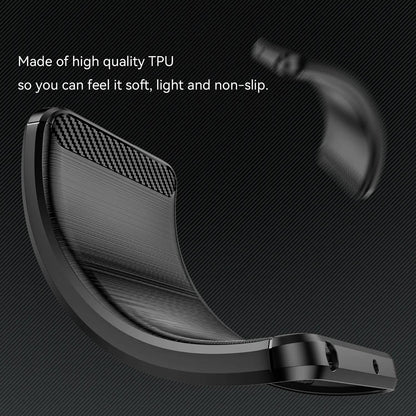 Husa pentru Xiaomi Redmi Note 14 Pro+ 5G, Techsuit, Carbon, Neagra