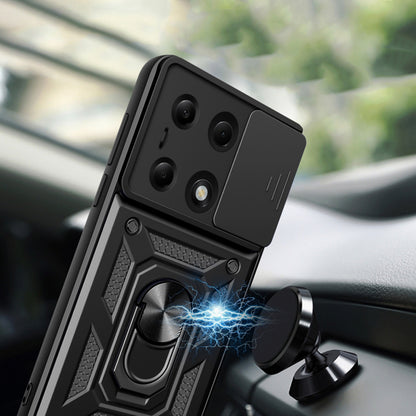 Husa pentru Xiaomi Redmi Note 14S / Note 13 Pro 4G / Poco M6 Pro 4G, Techsuit, CamShield, Albastra
