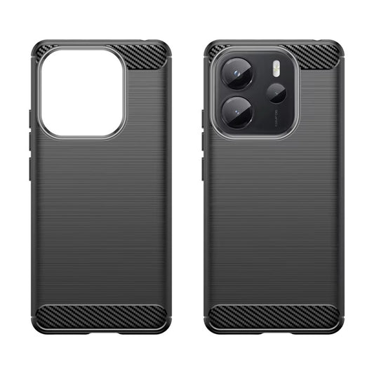 Husa pentru Xiaomi Redmi Note 14S, Techsuit, Carbon, Neagra