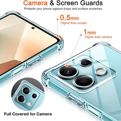 Husa pentru Xiaomi Redmi Note 14S, Techsuit, Shockproof Clear, Transparenta