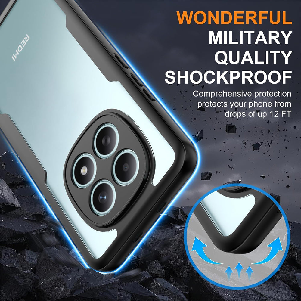 Husa pentru Xiaomi Redmi Note 15 4G, Techsuit, ColorVerse 360, Neagra