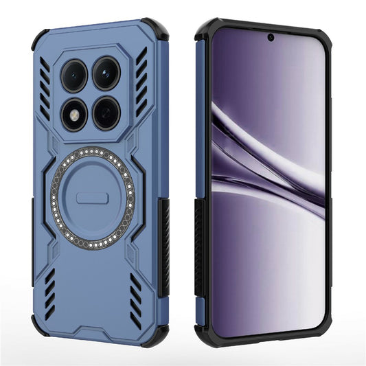 Husa MagSafe pentru Xiaomi Redmi Note 15 Pro 4G, Techsuit, ArmorMag, Albastra