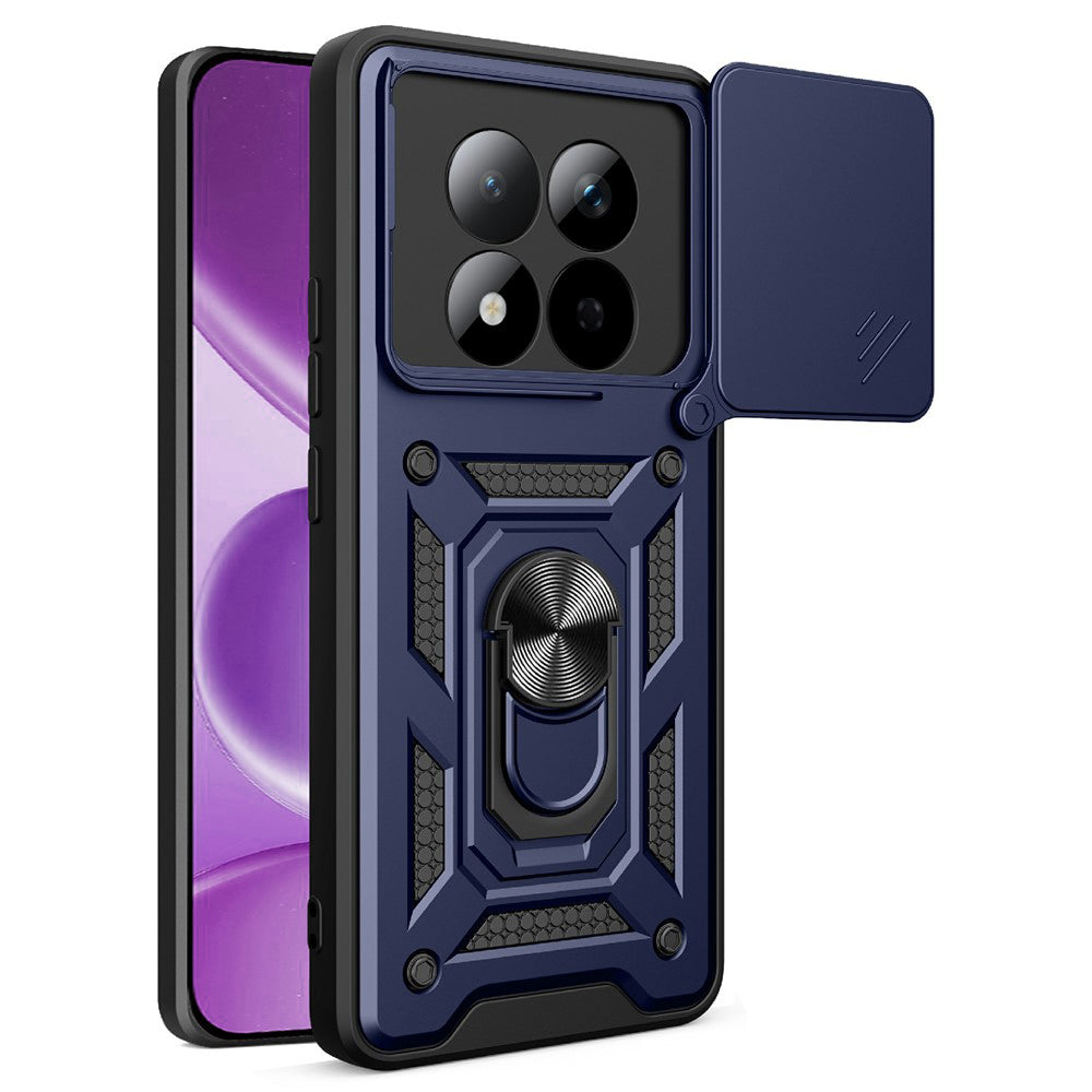 Husa pentru Xiaomi Redmi Note 15 Pro 4G, Techsuit, CamShield, Albastra