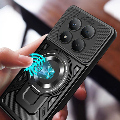 Husa pentru Xiaomi Redmi Note 15 Pro 4G, Techsuit, RuggedCam, Albastra