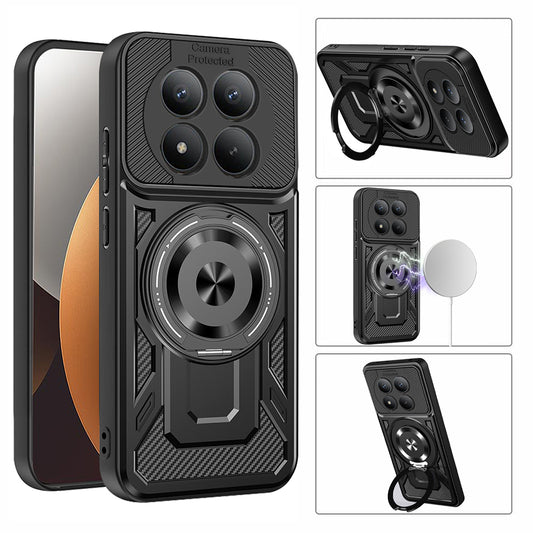 Husa pentru Xiaomi Redmi Note 15 Pro 4G, Techsuit, RuggedCam, Mov