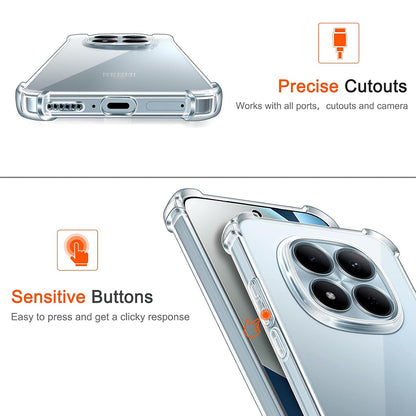 Husa pentru Xiaomi Redmi Note 15 Pro 4G, Techsuit, Shockproof Clear, Transparenta