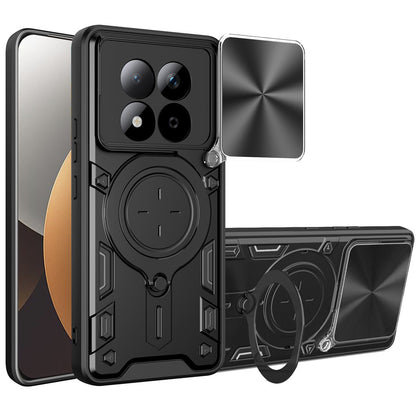 Husa pentru Xiaomi Redmi Note 15 Pro 5G, Techsuit, CamGuard Pro, Neagra