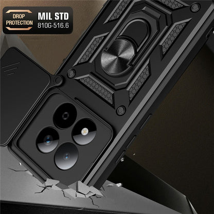 Husa pentru Xiaomi Redmi Note 15 Pro 5G, Techsuit, CamShield, Neagra