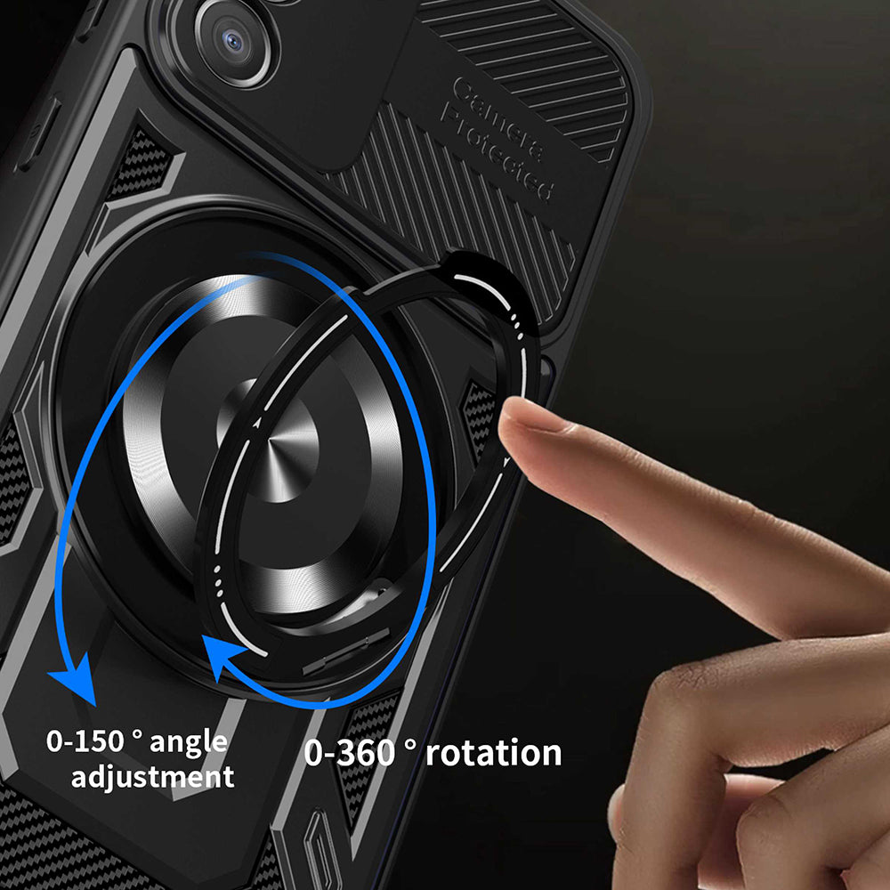 Husa pentru Xiaomi Redmi Note 15 Pro 5G, Techsuit, RuggedCam, Gri