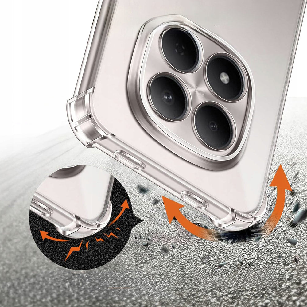 Husa pentru Xiaomi Redmi Note 15 Pro 5G, Techsuit, Shockproof Clear, Transparenta