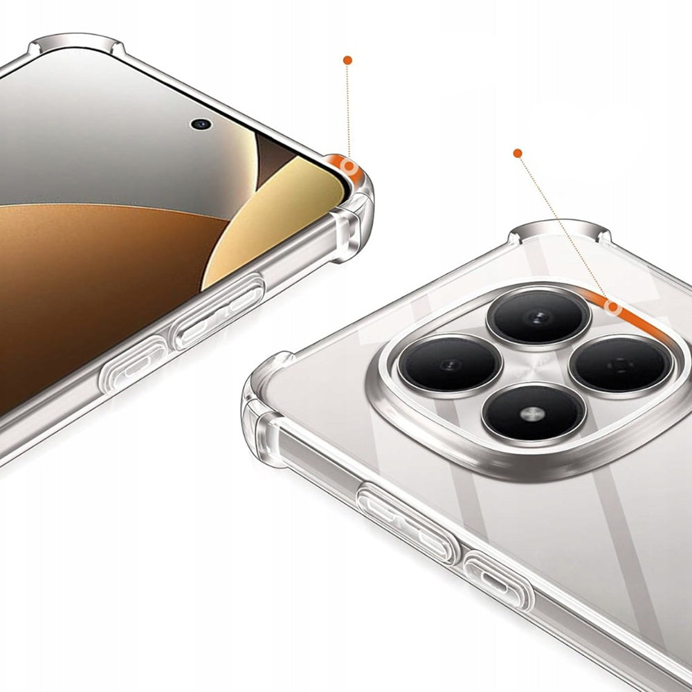 Husa pentru Xiaomi Redmi Note 15 Pro 5G, Techsuit, Shockproof Clear, Transparenta