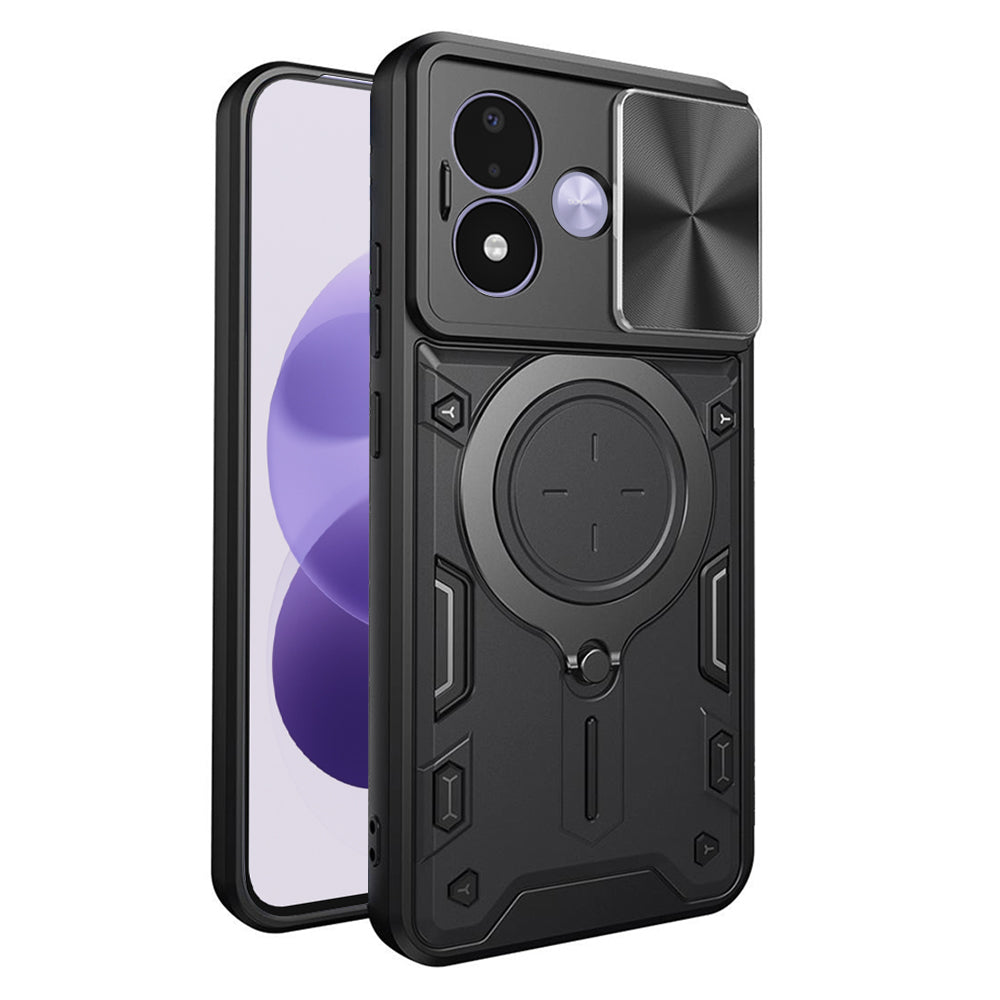 Husa pentru Xiaomi Redmi Note 17 4G / Note 17 5G, Techsuit, CamGuard Pro, Neagra