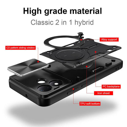 Husa pentru Xiaomi Redmi Note 17 4G / Note 17 5G, Techsuit, CamGuard Pro, Roz Aurie
