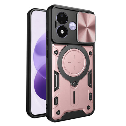 Husa pentru Xiaomi Redmi Note 17 4G / Note 17 5G, Techsuit, CamGuard Pro, Roz Aurie
