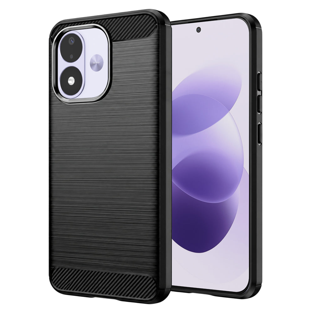 Husa pentru Xiaomi Redmi Note 17 4G / Note 17 5G, Techsuit, Carbon, Neagra