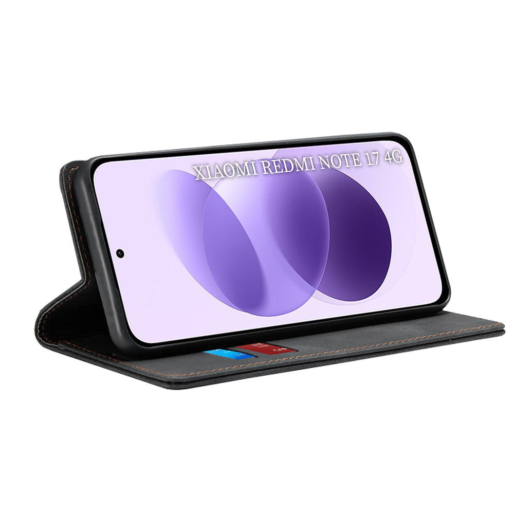 Husa pentru Xiaomi Redmi Note 17 4G / Note 17 5G, Techsuit, Confy, Neagra