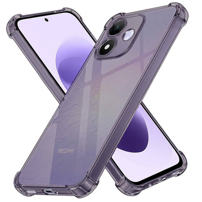 Husa pentru Xiaomi Redmi Note 17 4G / Note 17 5G, Techsuit, Shockproof Clear, Fumurie